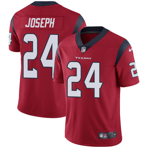 Men Houston Texans #24 Joseph red Nike Vapor Untouchable Limited NFL Jersey